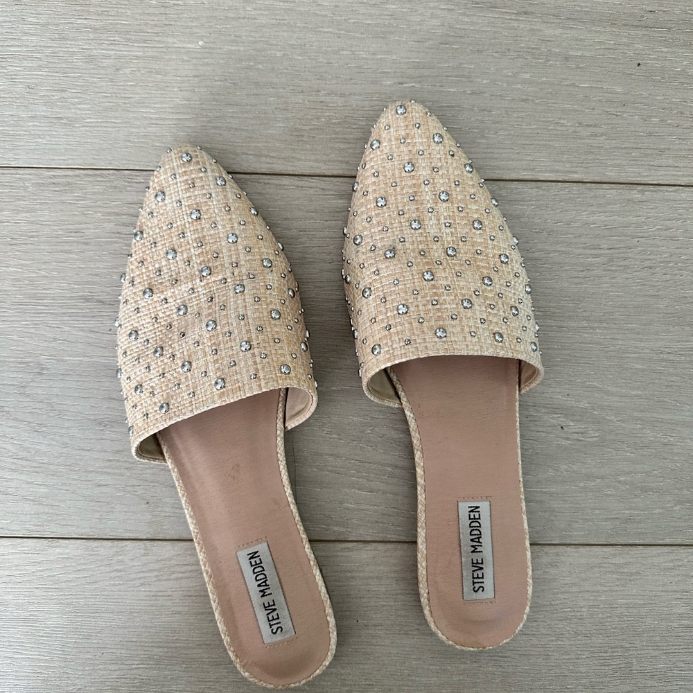 Steve Madden studded mules